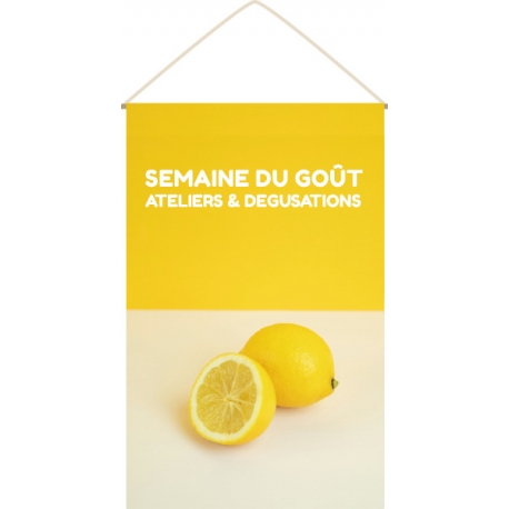 Kakemono personnalisé