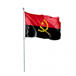 Pavillon Angola drapeau pays Unic