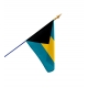 Drapeau Bahamas drapeau du monde Unic