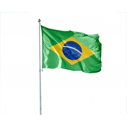 Pavillon Brésil drapeau du monde Unic