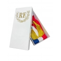 Coffret personnalisable pour echarpe maire et adjoint blanc