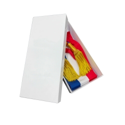 Coffret pour echarpe maire et adjoint blanc